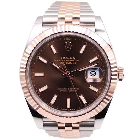 rolex date just chocolate dial|rolex datejust 41mm wimbledon dial.